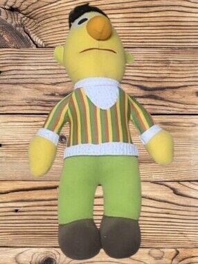 VINTAGE 1984 PLAYSKOOL BERT SESAME STREET PLUSH STUFFED ANIMAL